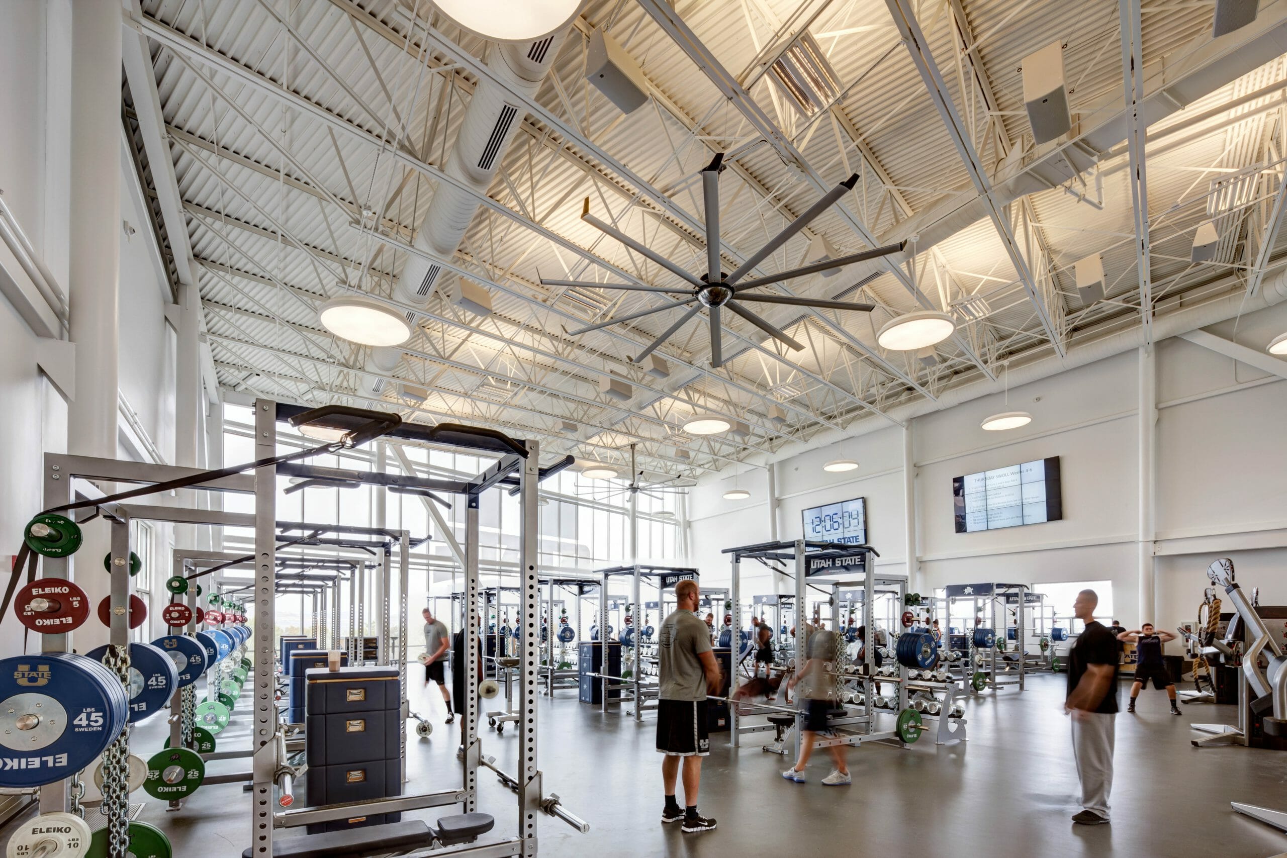 Utah State University Strength and Conditioning Center.